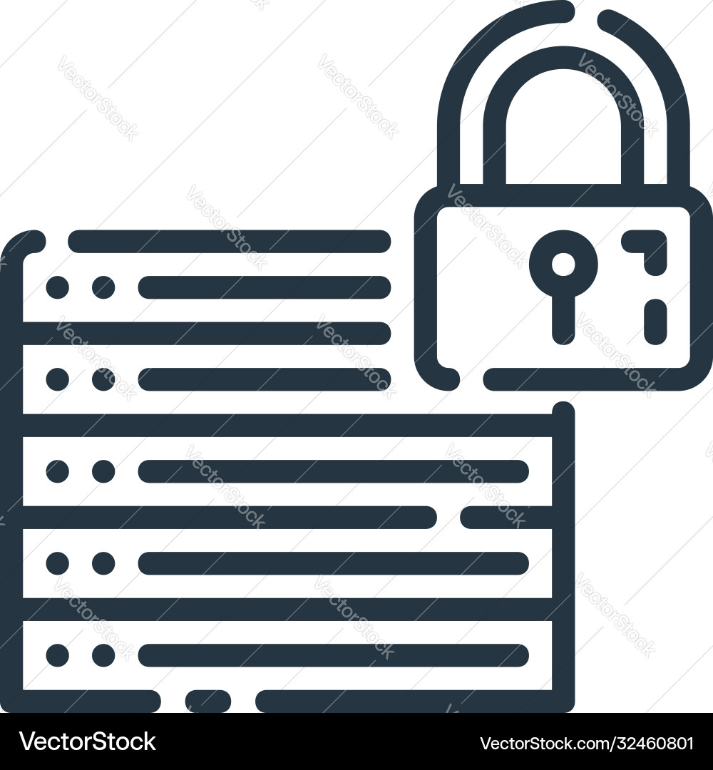 Database icon isolated on white background Database icon isolated on white background vector image