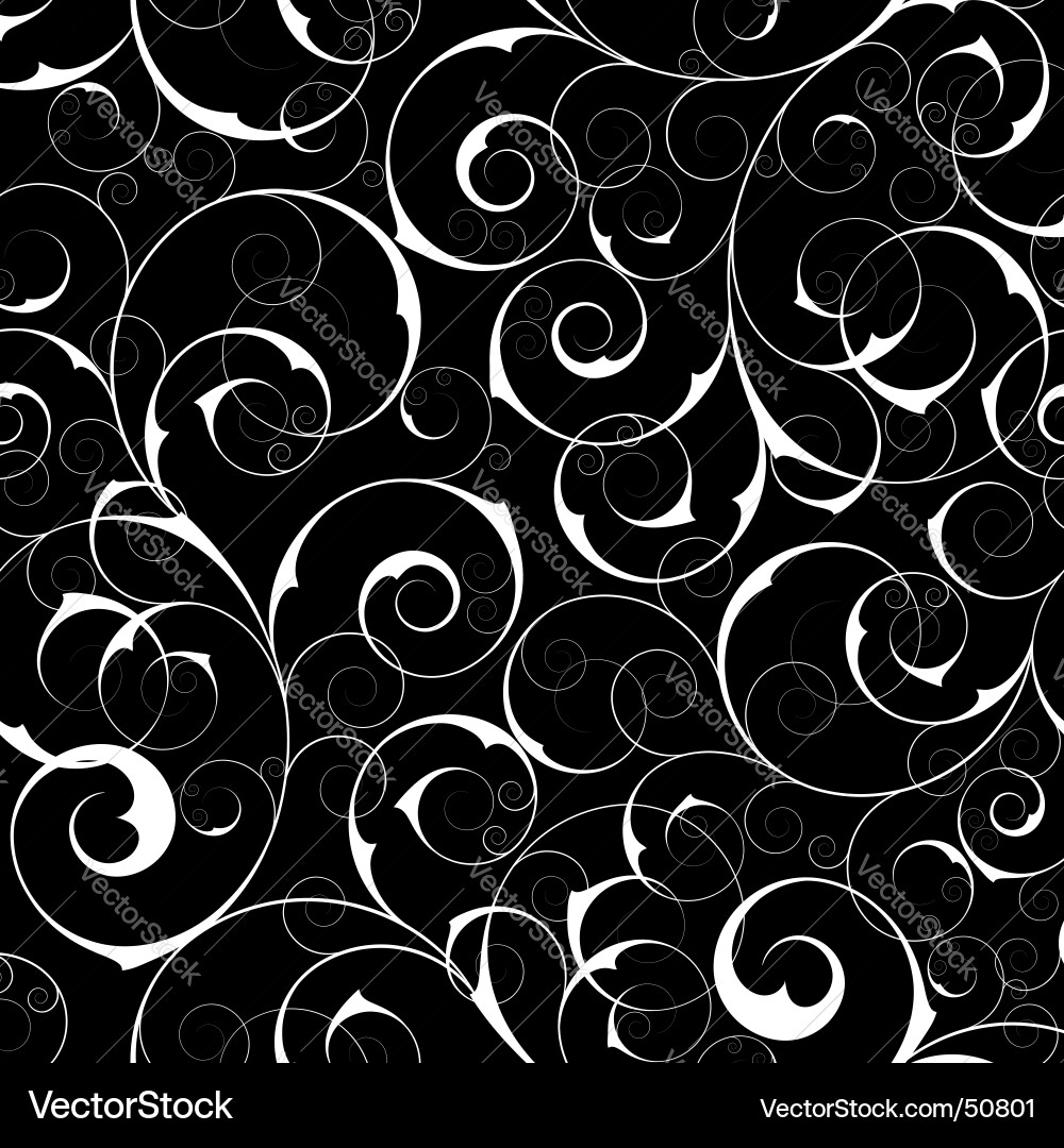 Elegant Swirl Pattern vector image