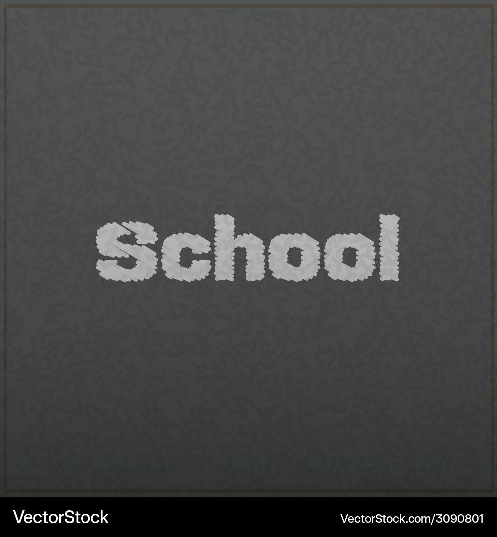 Empty realistic black board in format vector image