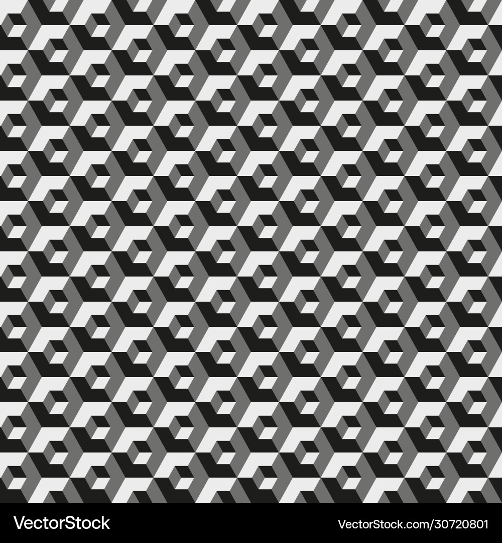 Gray Hexagonal Grid Muster Vektorbild