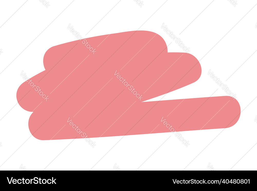 Isolated element an abstract spot Vector Image