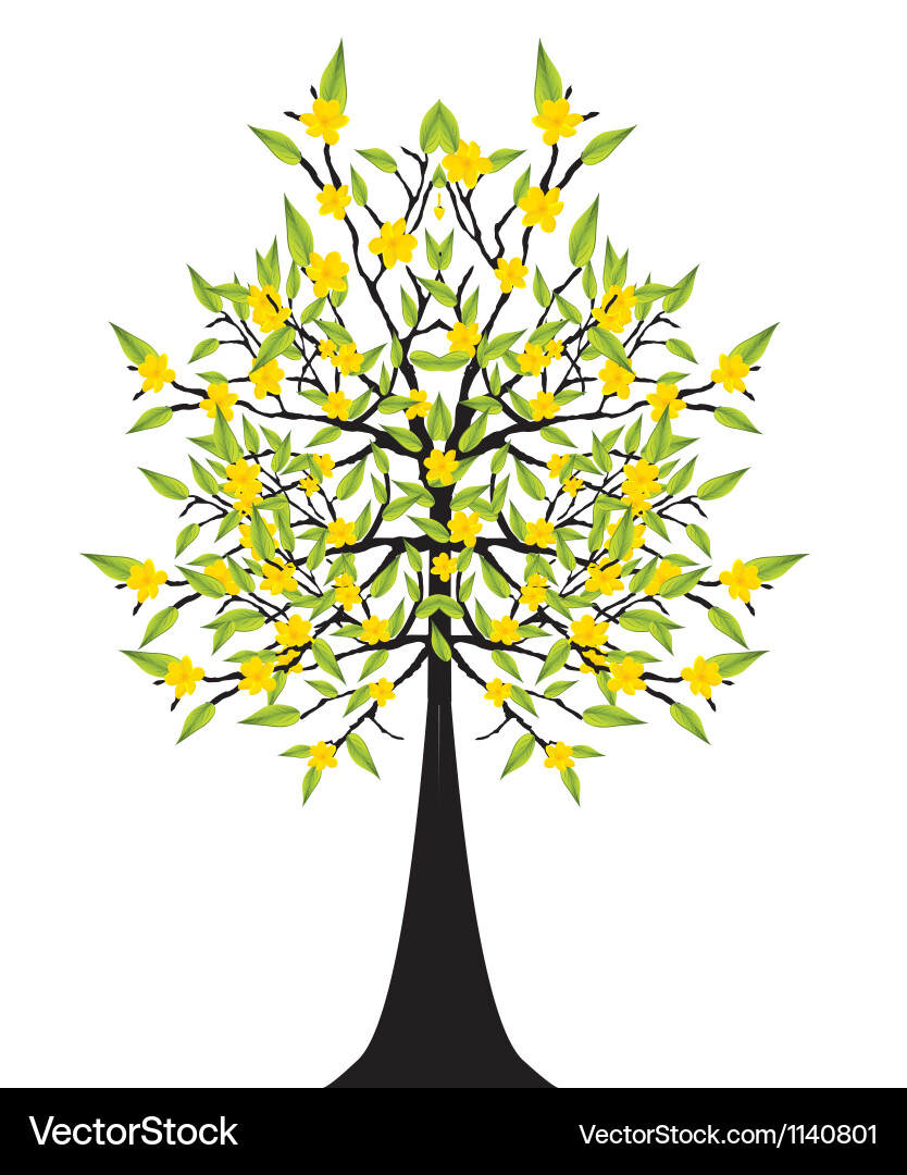 Lemon tree Royalty Free Vector Image - VectorStock