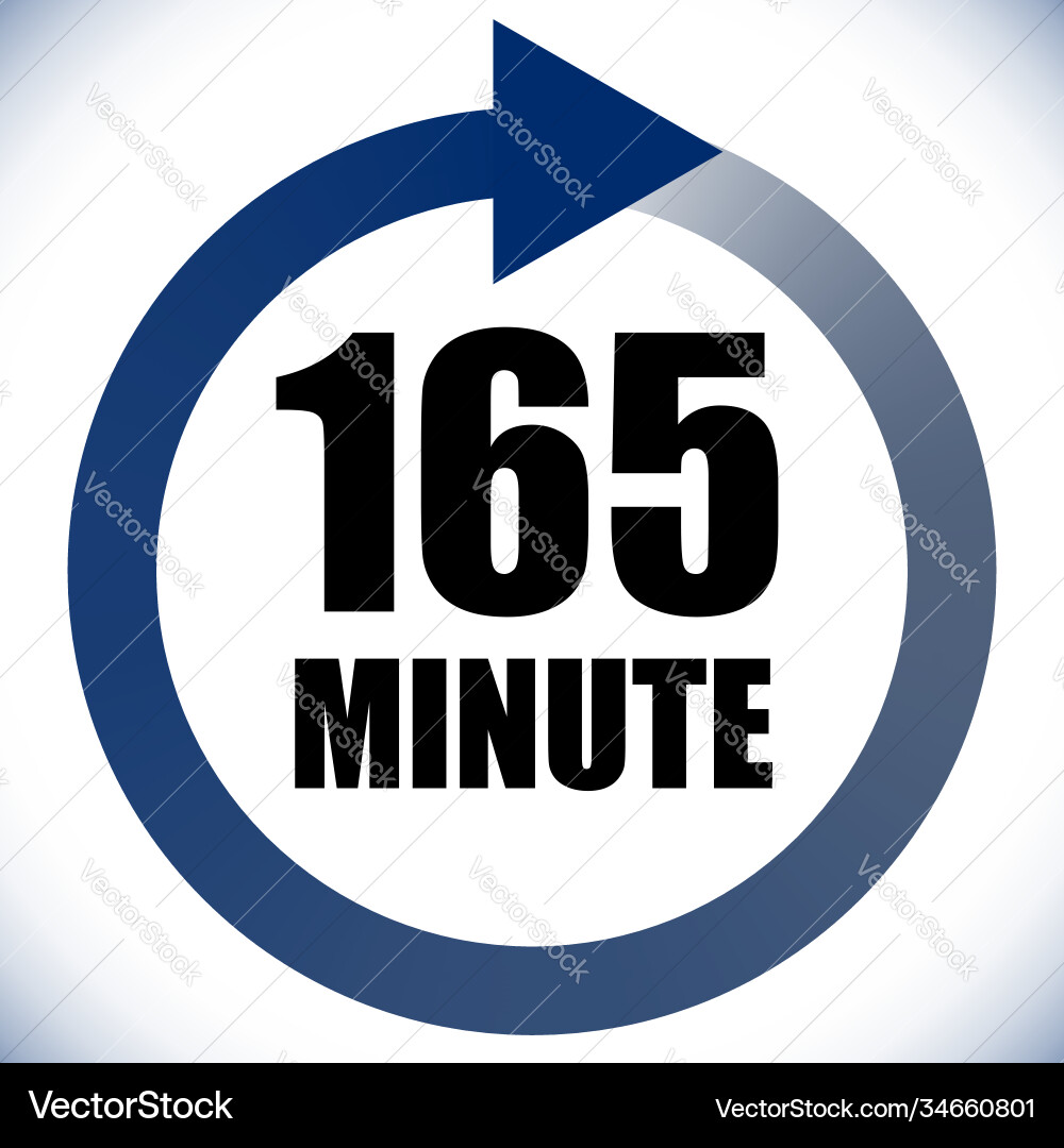 Numbers numerals dial time duration and schedule Vector Image