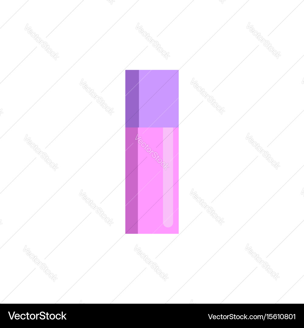 Packaging lipstick closed isolated boxing Vector Image
