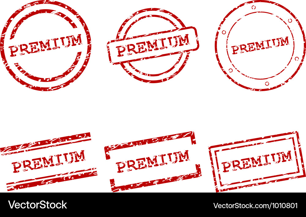 Prämienstempel vektorbild