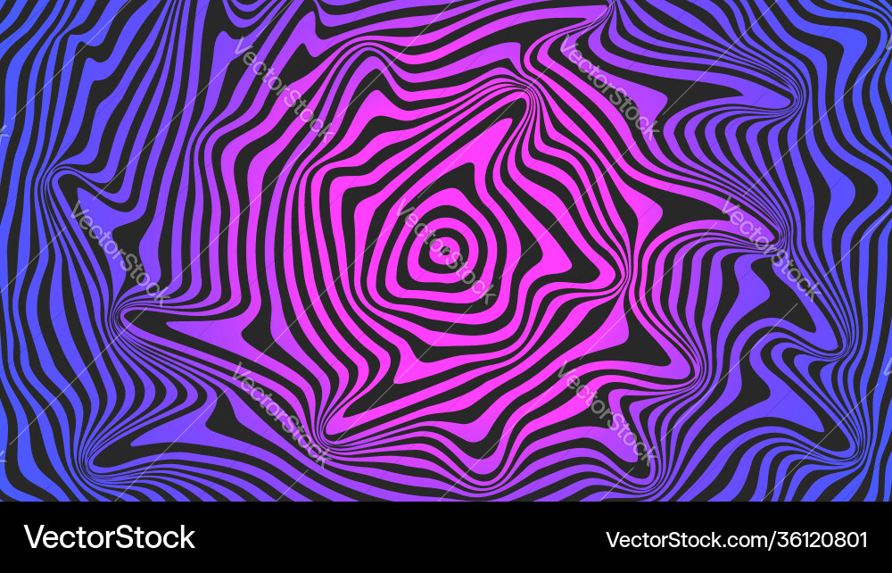 Psychedelic Gradient Pattern vector image