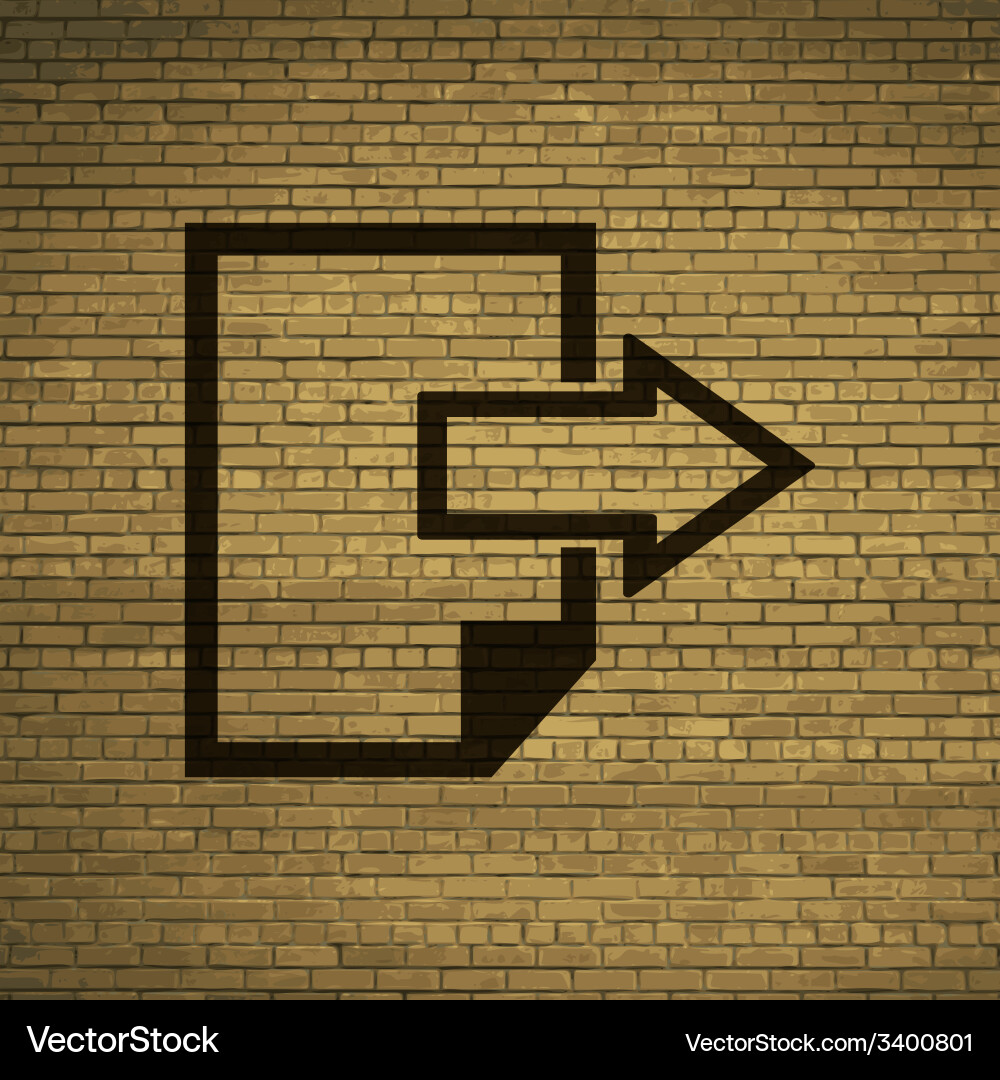 Send export file icon symbol flat modern web vector image