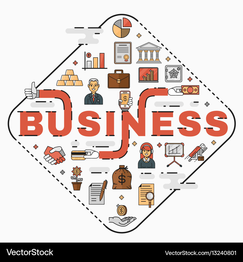 Set of icons and elements application vector image