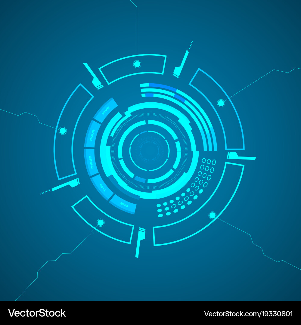 Tech Innovation Background Royalty Free Vector Image