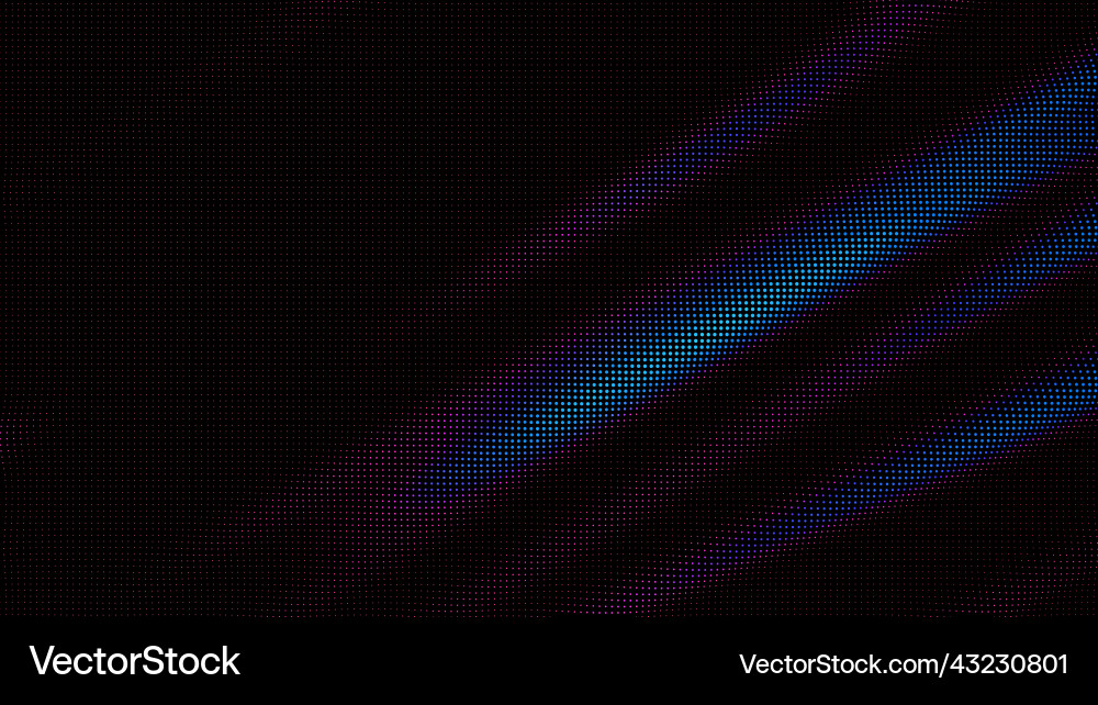 Waves of colorful points digital data splash Waves of colorful points digital data splash vector image