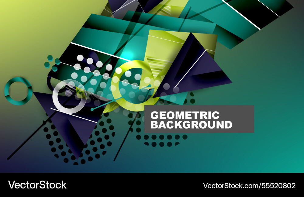 Abstract background - overlapping circles Vector Image