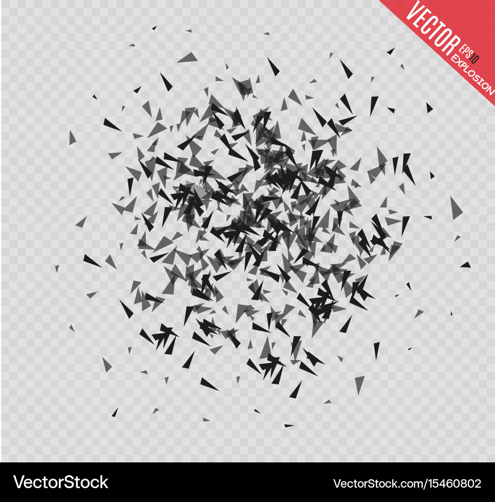 Abstract background with many falling tiny vector image