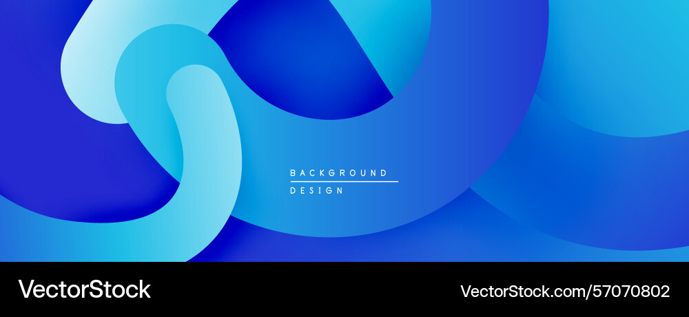 Abstract blue shapes overlap creating dynamic Abstract blue shapes overlap creating dynamic vector image