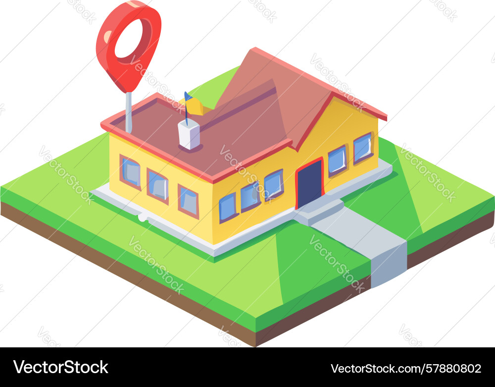 Abstract data transfer icon with interlocking Vector Image