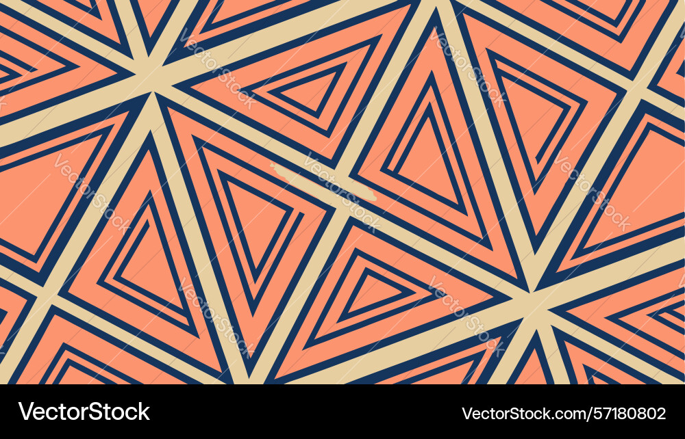 Dynamic geometric triangle pattern abstract vector image
