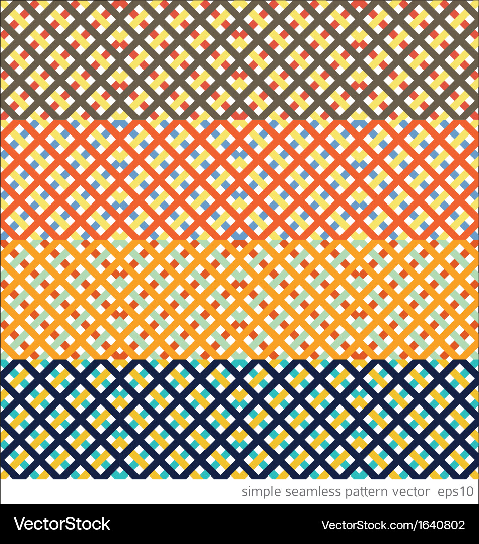 Geometric Seamless Pattern vector image