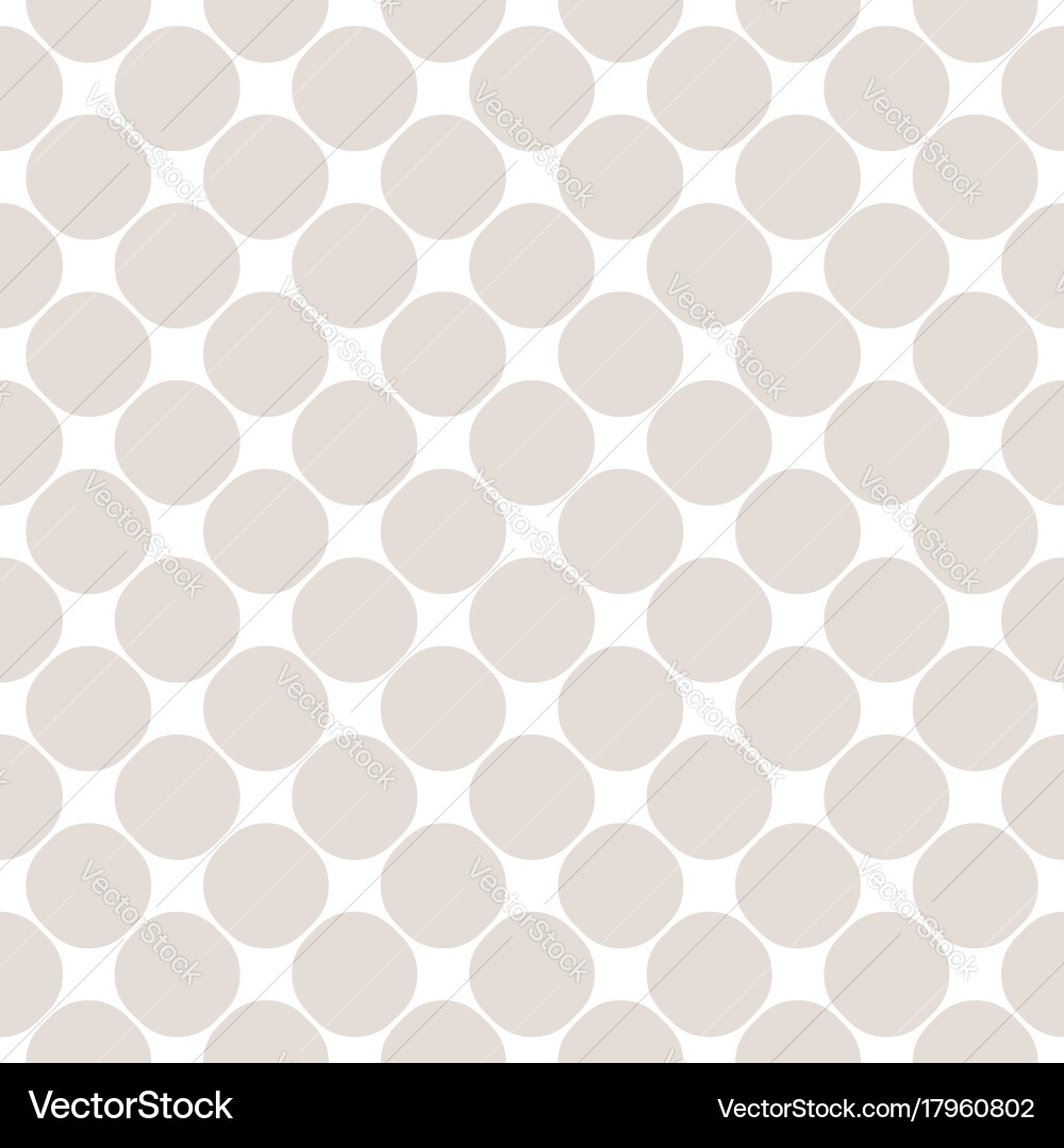 Mesh seamless pattern with circles vector image