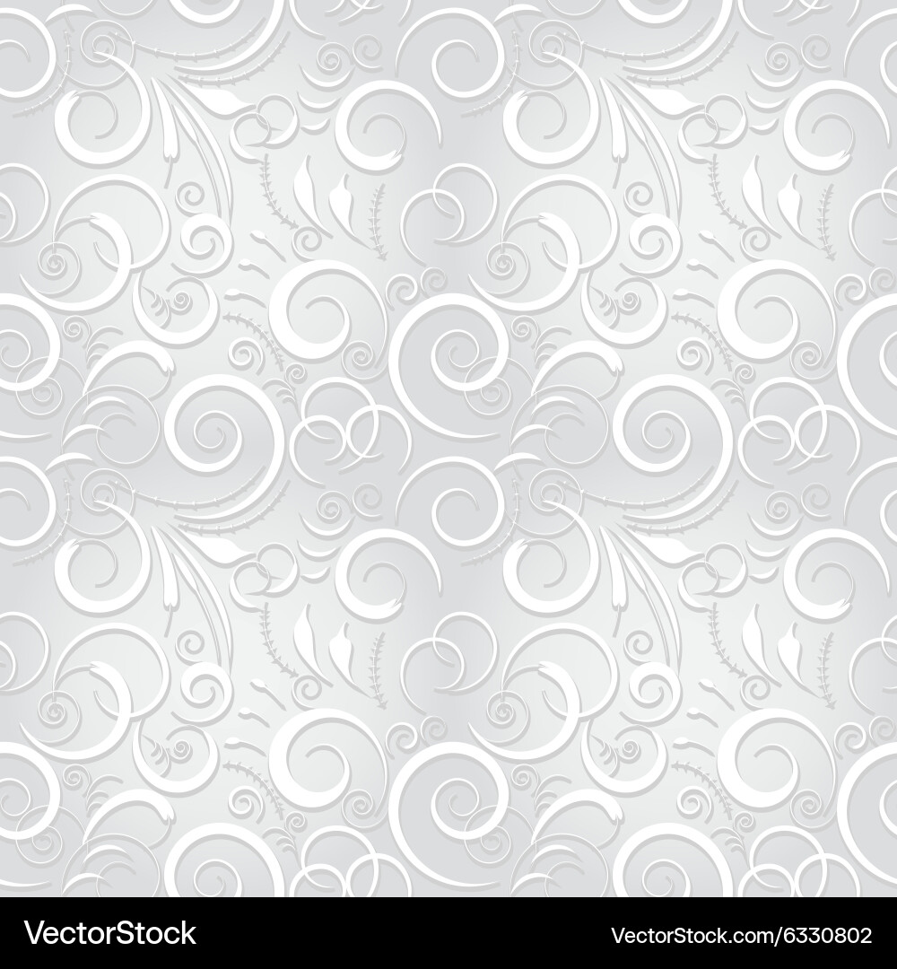 White festive seamless pattern Royalty Free Vector Image