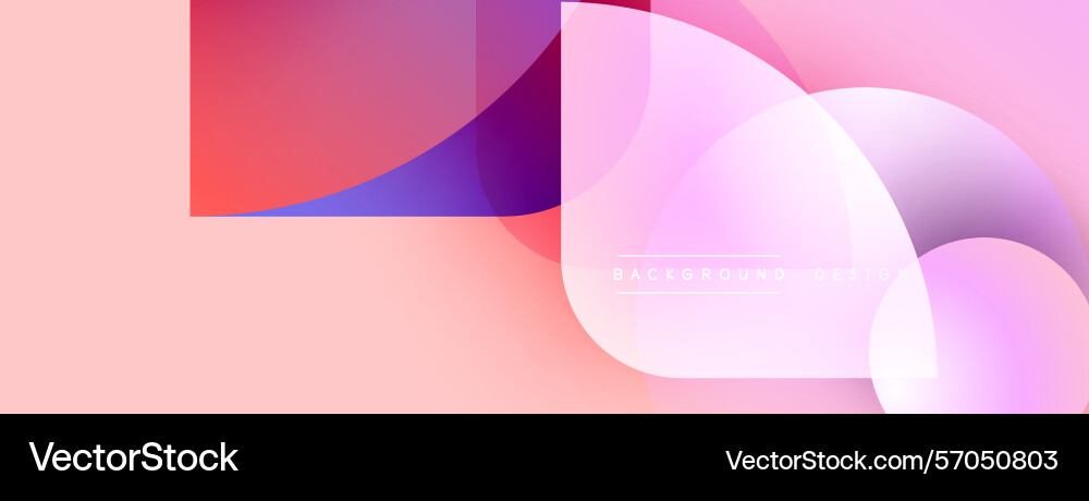 Abstract shapes overlap creating vibrant Abstract shapes overlap creating vibrant Vector Image
