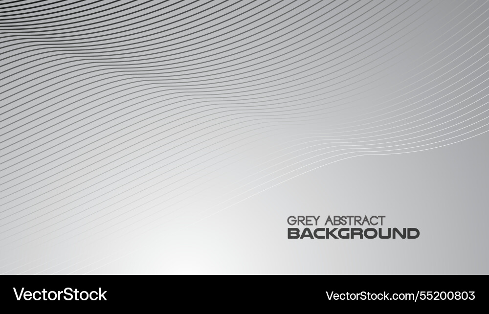 Grey gradient abstract background with curve line Grey gradient abstract background with curve line Vector Image