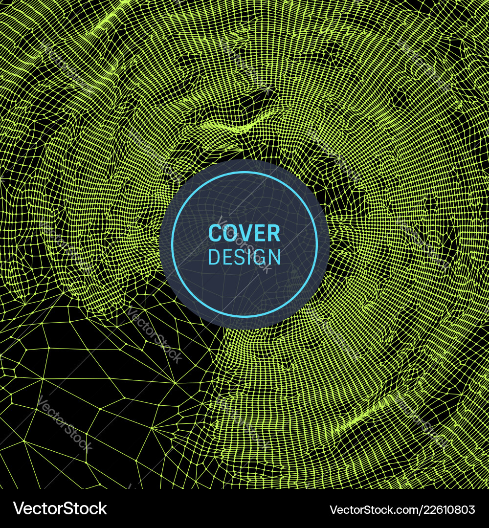 Lattice structure science or technology Vector Image