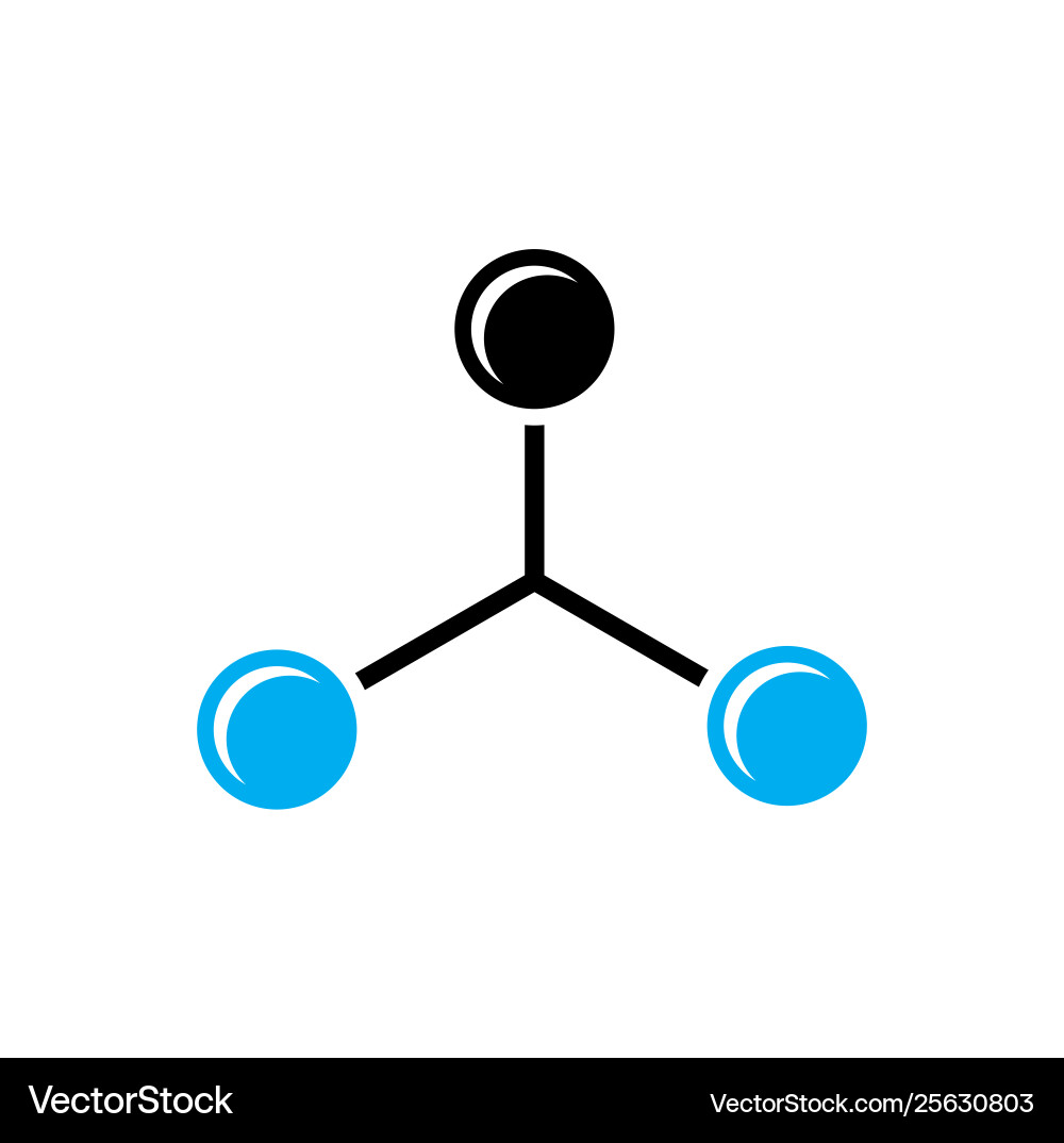 Molecule icon on background for graphic and web Molecule icon on background for graphic and web vector image