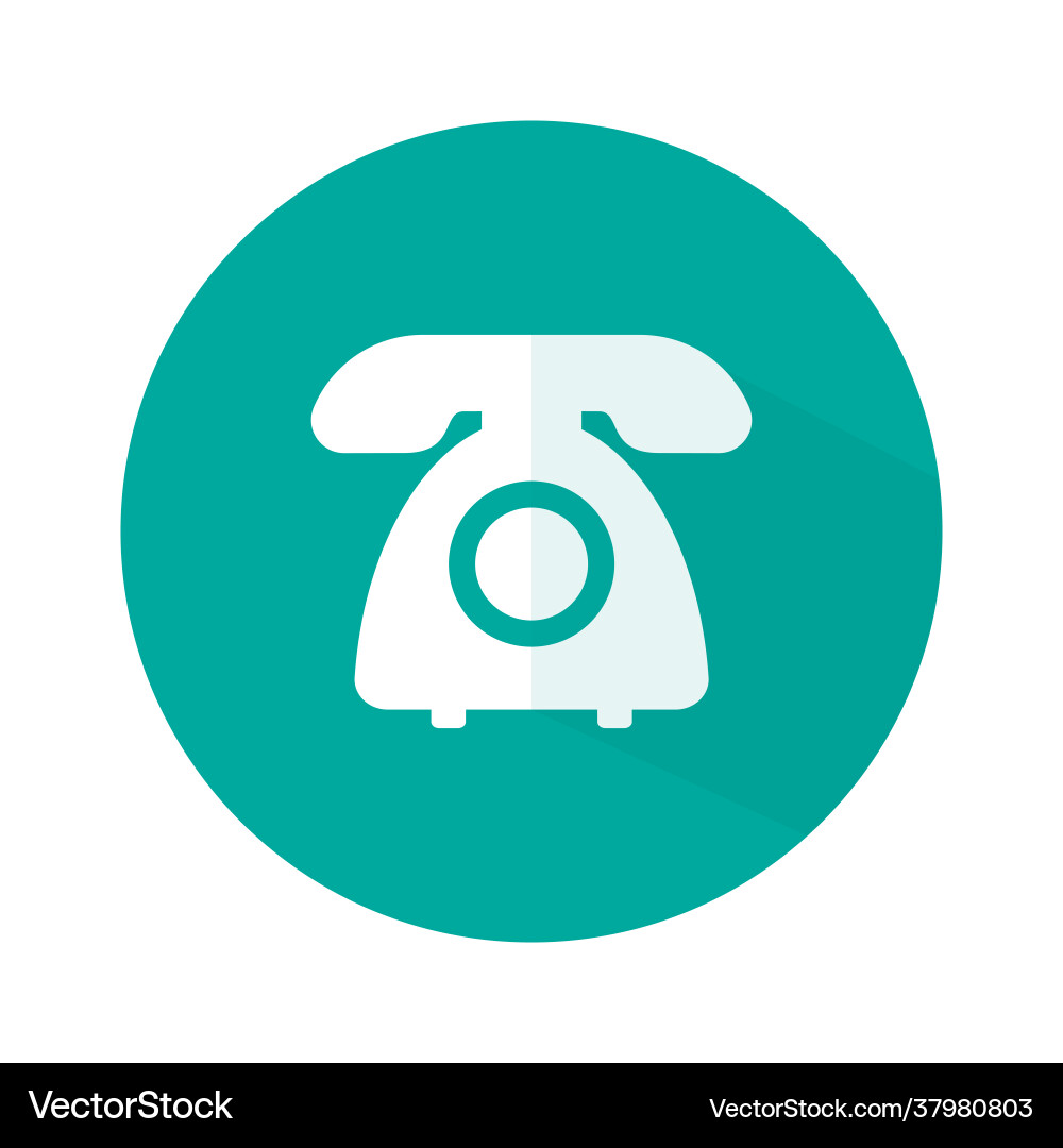 Phone icon in trendy flat style telephone symbol Phone icon in trendy flat style telephone symbol vector image