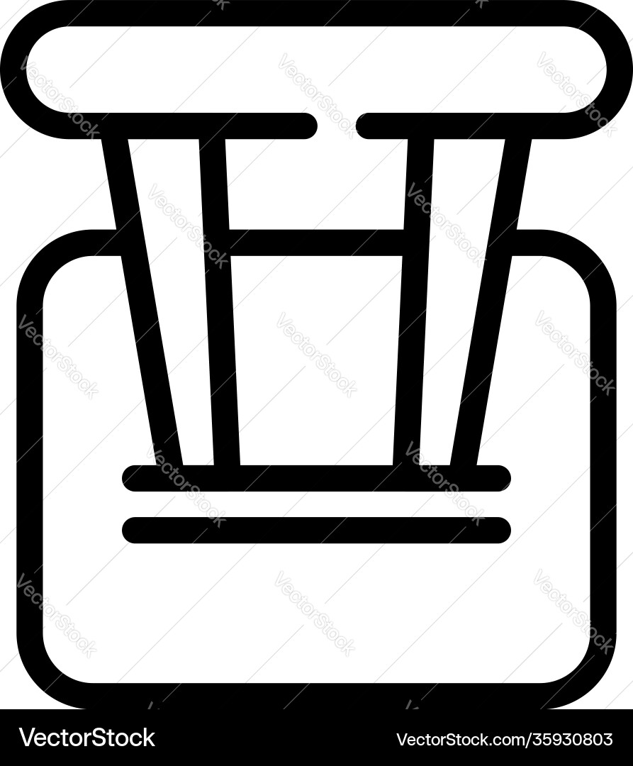 Switch off toggle icon outline style Switch off toggle icon outline style vector image