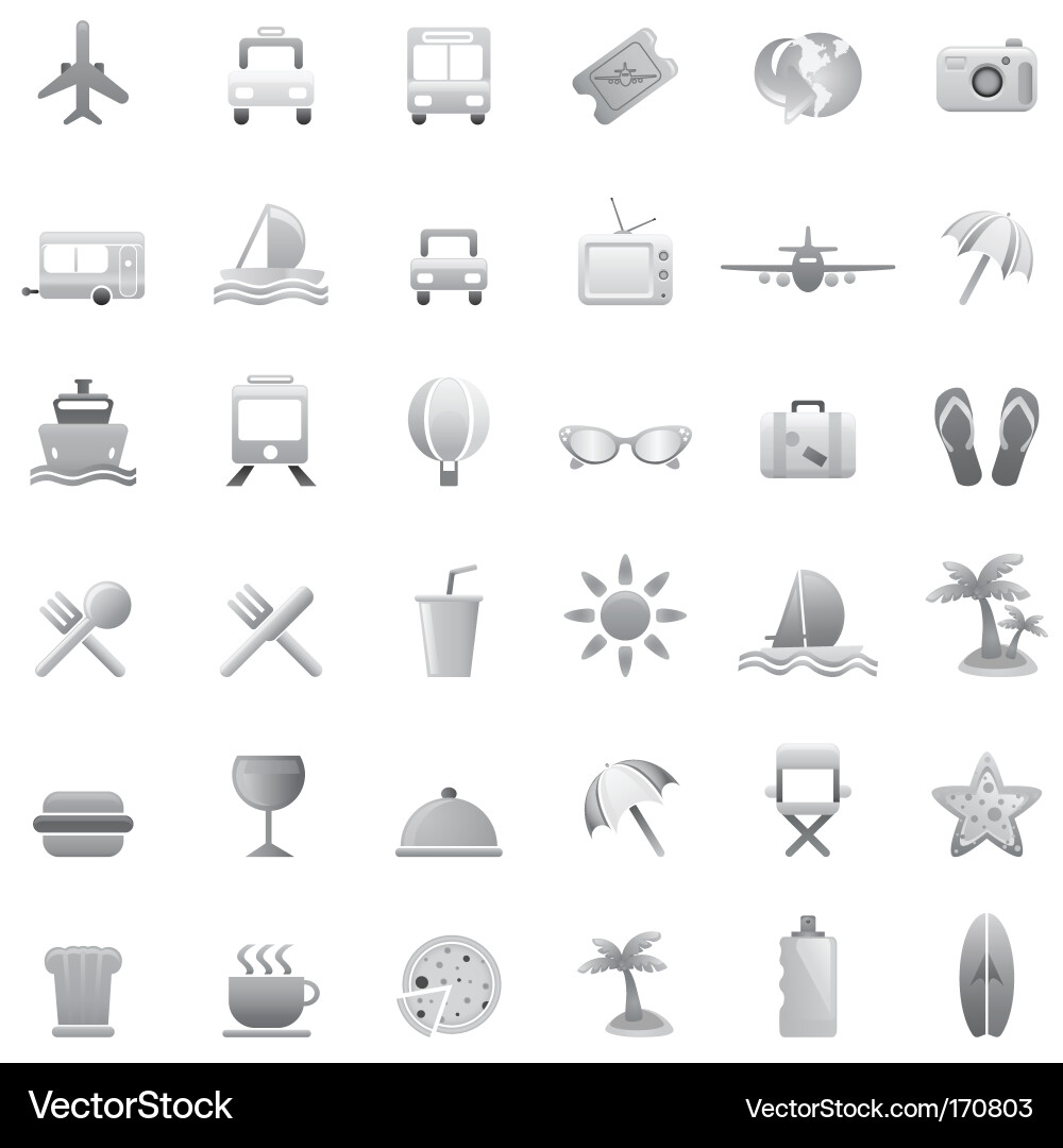 Web Icons Collection Vector Image