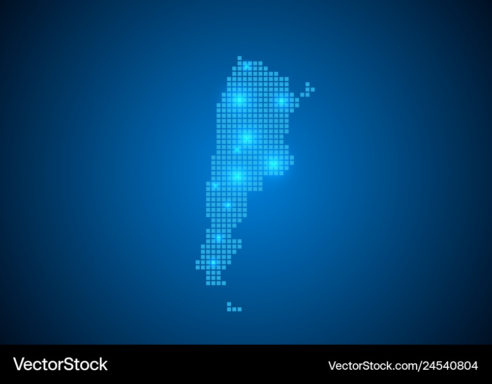 Abstract blue background with map internet line Abstract blue background with map internet line vector image