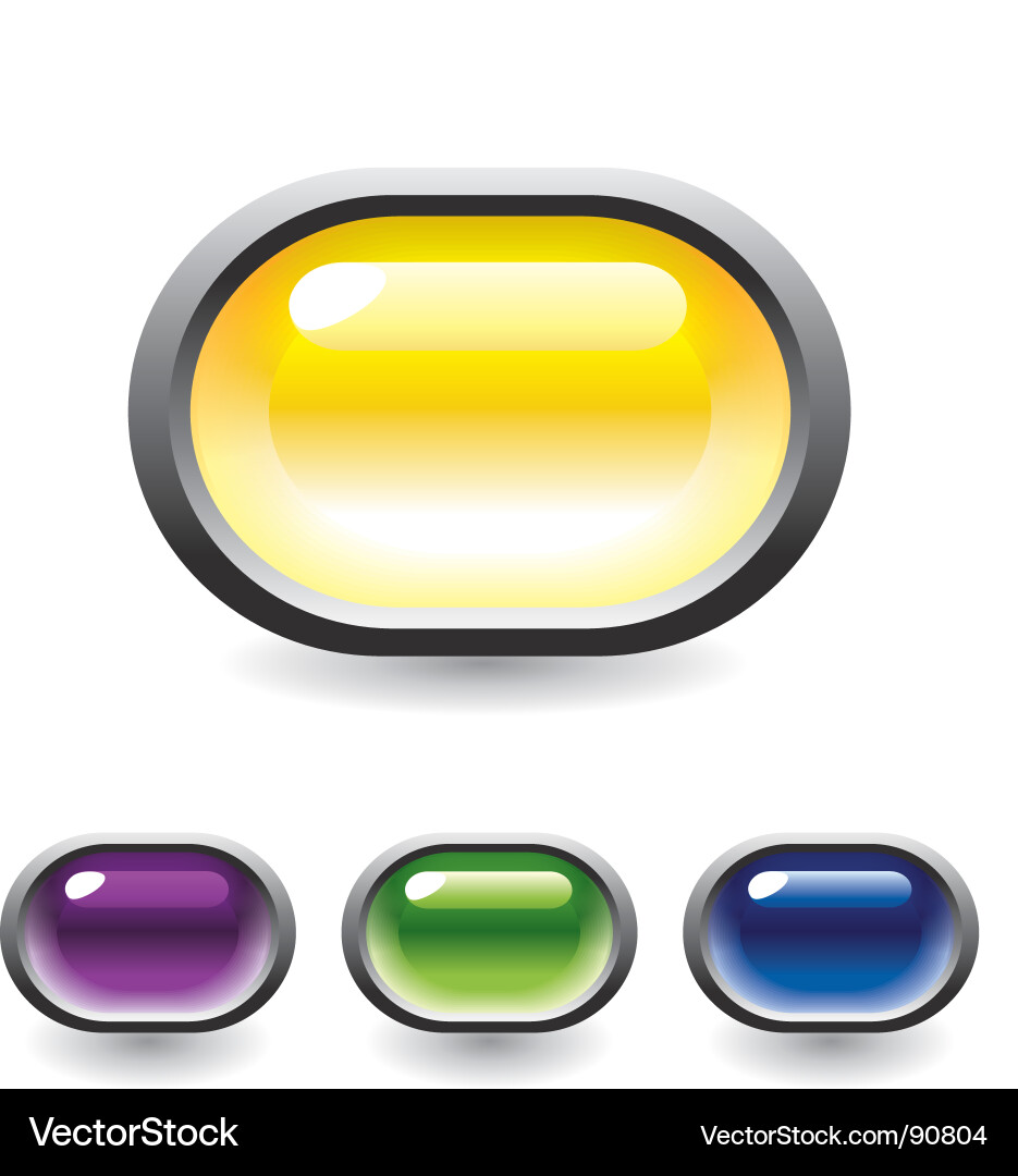 Button Vector Image