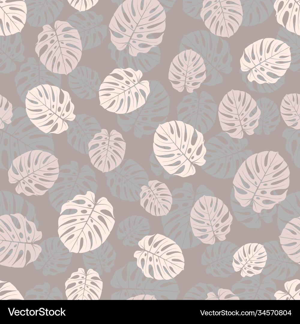 Endless pattern with colorful palm trees branches Endless pattern with colorful palm trees branches vector image