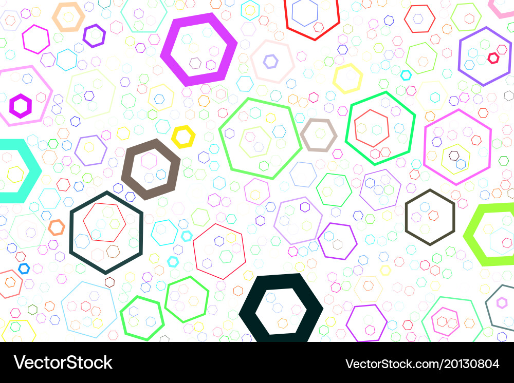 Shape pattern background for graphic design vector image