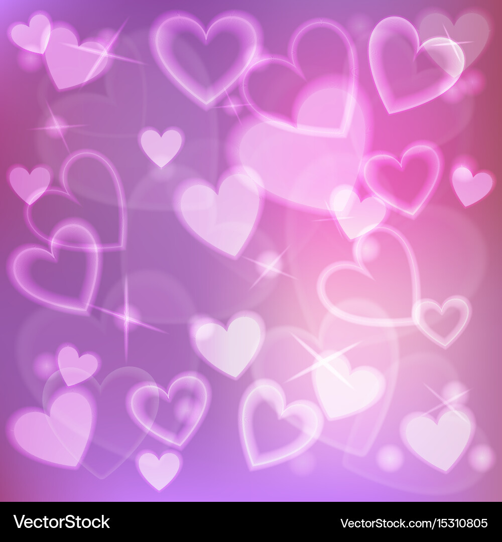 Abstract background with bokeh effect vector image