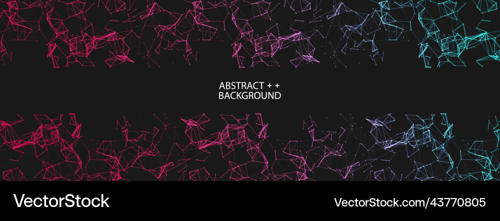 Abstract polygonal background with connecting Abstract polygonal background with connecting vector image