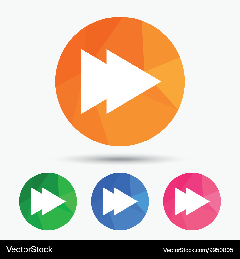 Arrow sign icon next button navigation symbol Vector Image