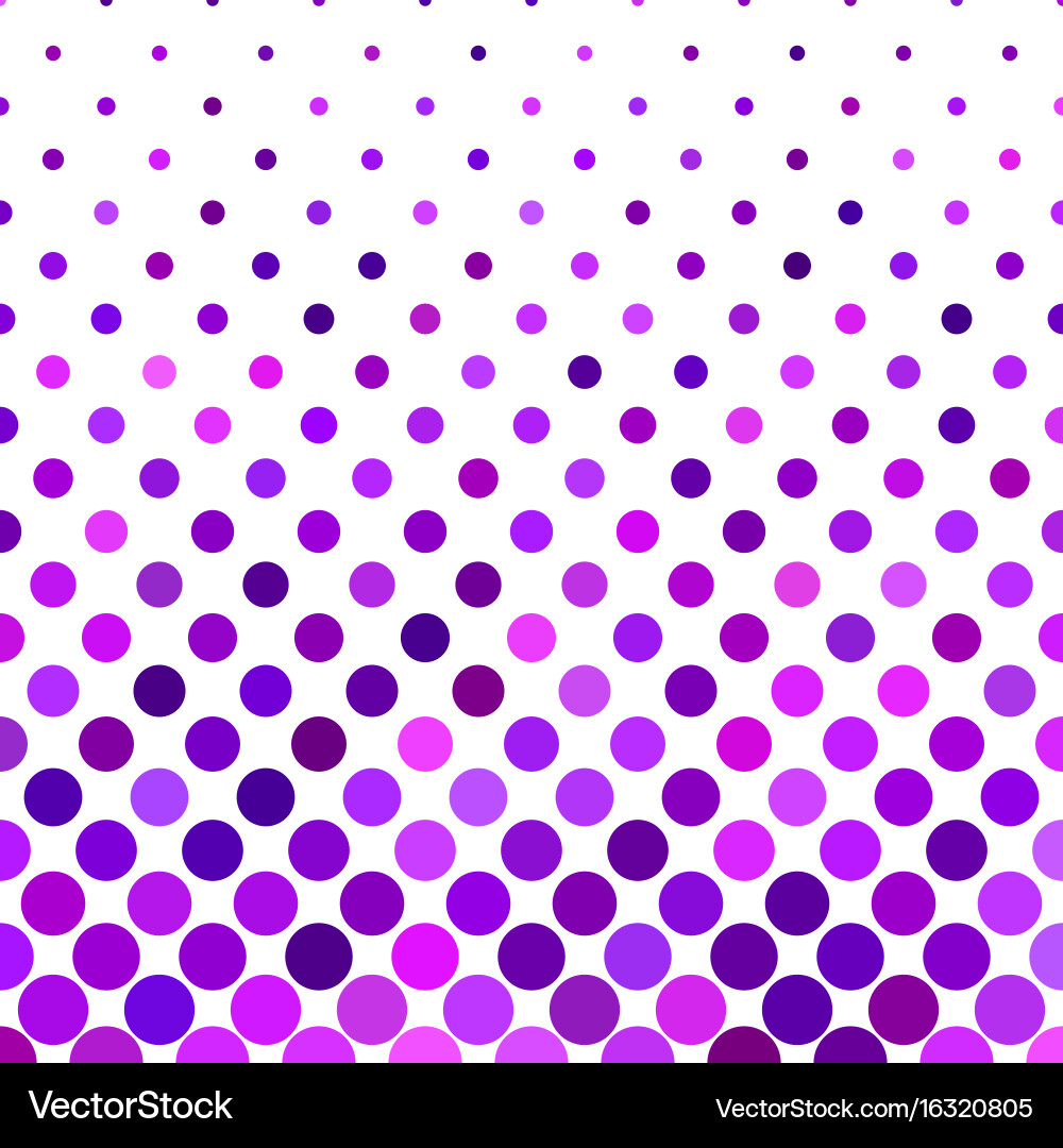 Colored dot pattern background vector image