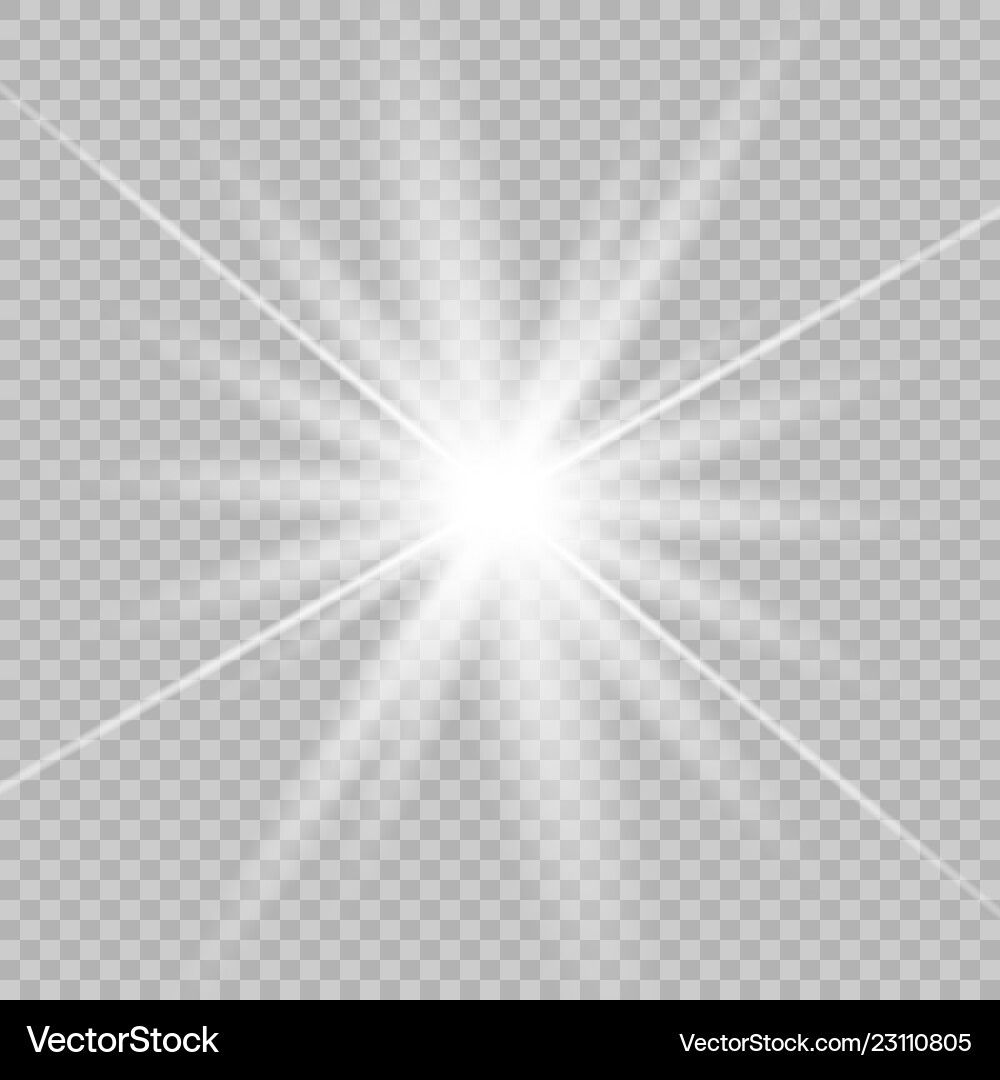 Exploding Light Burst - Fireworks Effect vector image