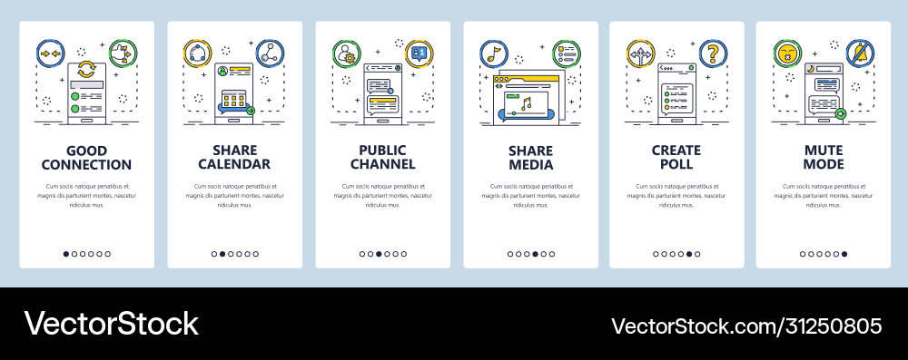 Internet connection website and mobile app Internet connection website and mobile app vector image