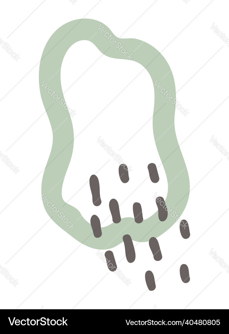 Isolated element abstract frame vector image