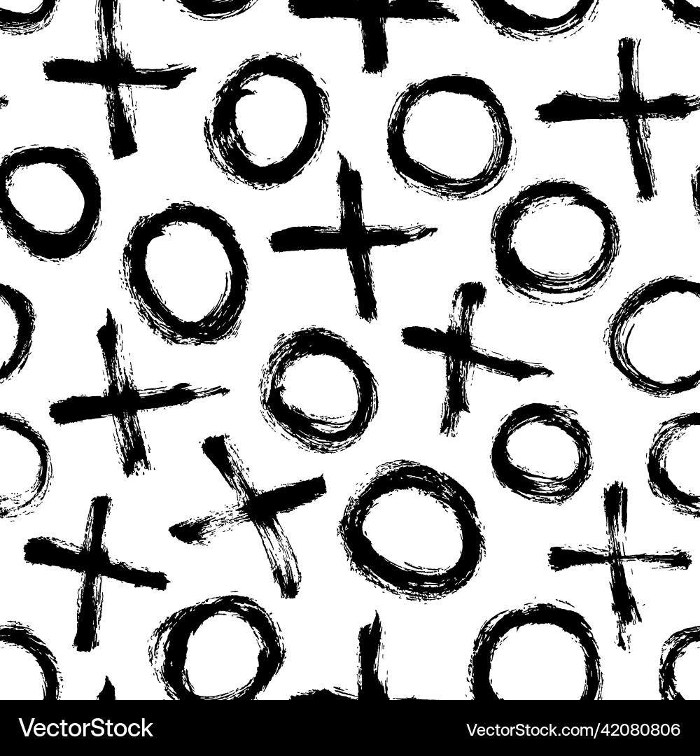 Abstract grunge pattern with crosses and circles Abstract grunge pattern with crosses and circles vector image