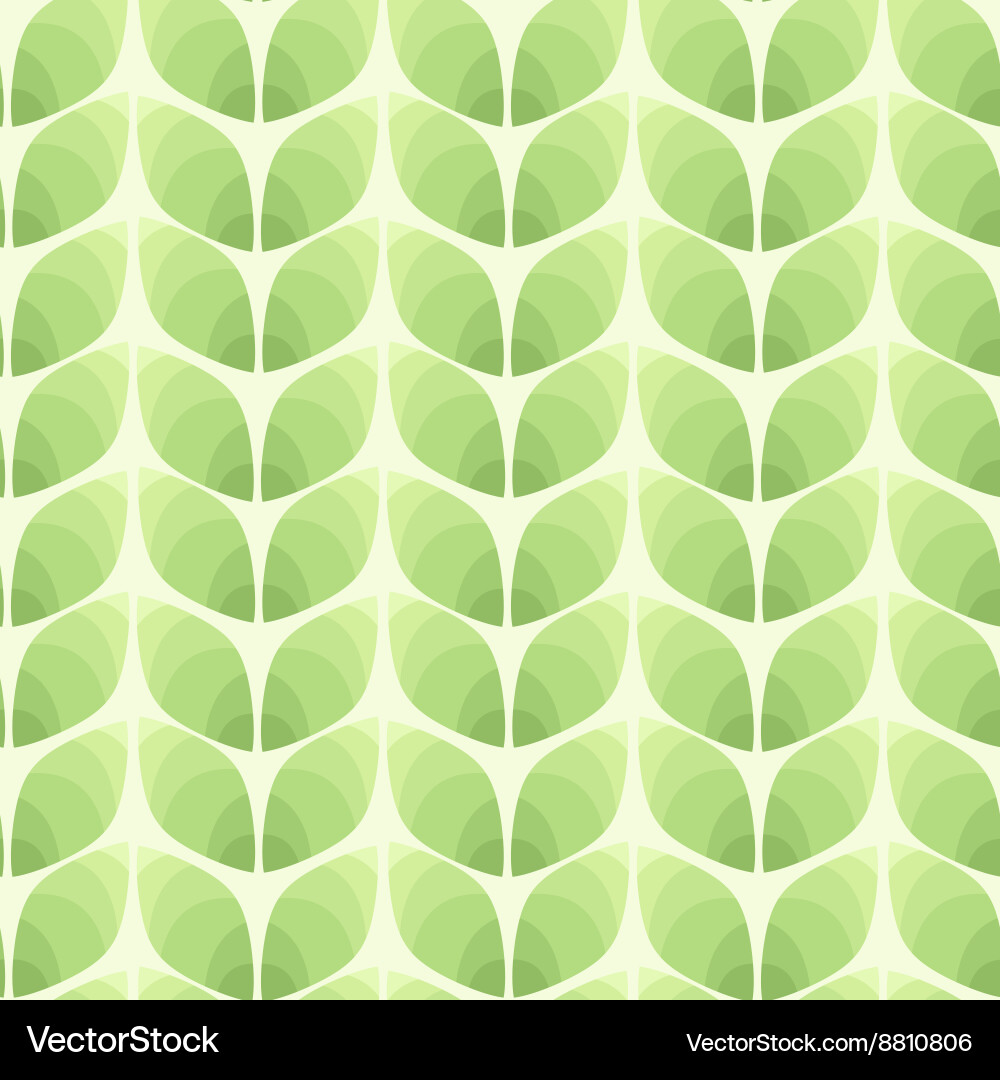 Abstract Leaf Pattern vector image