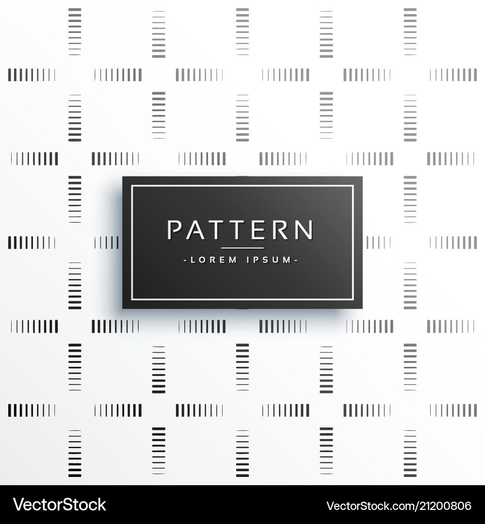 Abstract minimal cross line pattern background Vector Image