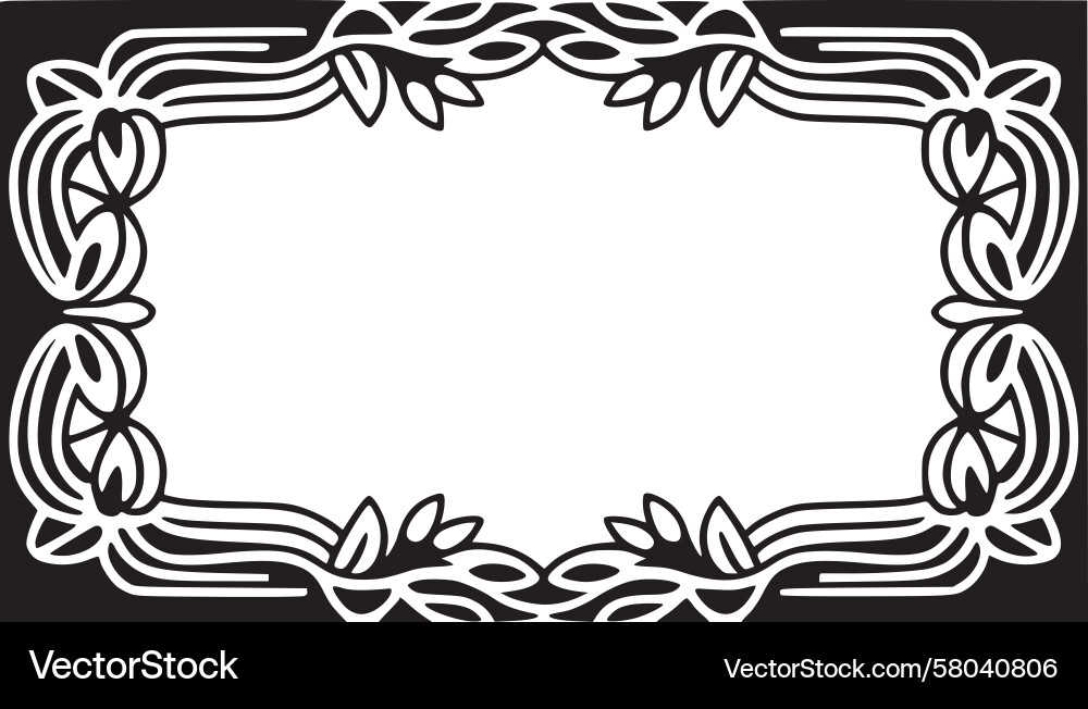 Celtic Frame - Intricate Pattern Vector Image