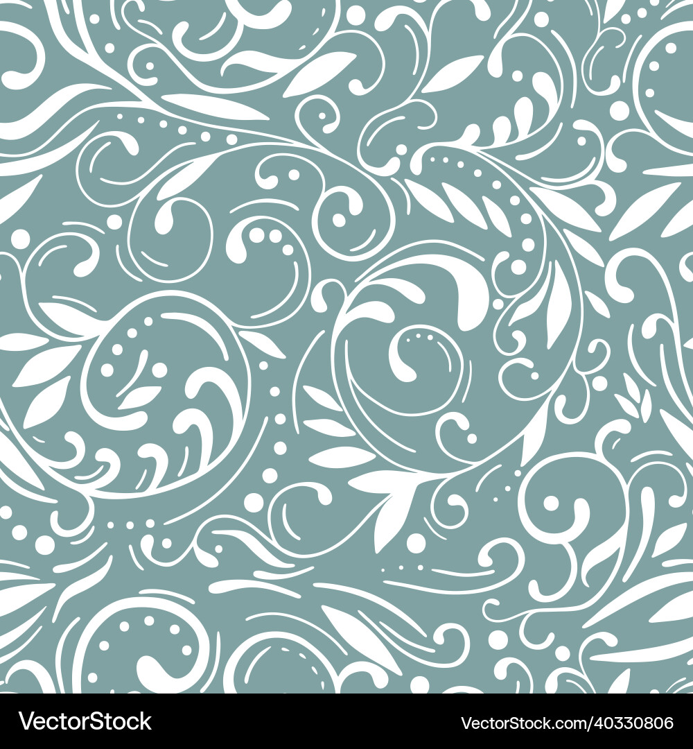 Decorative seamless pattern with openwork flower Decorative seamless pattern with openwork flower vector image