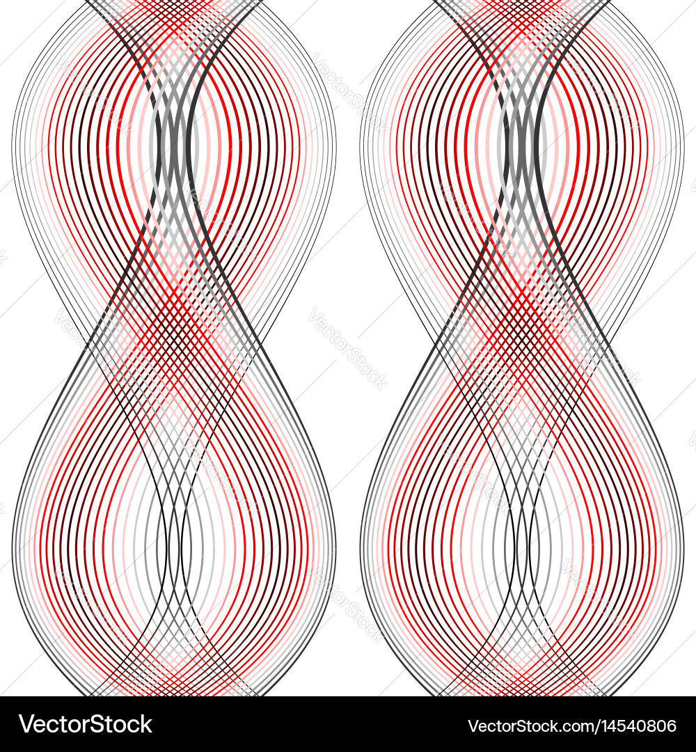 Design seamless colorful waving pattern vector image