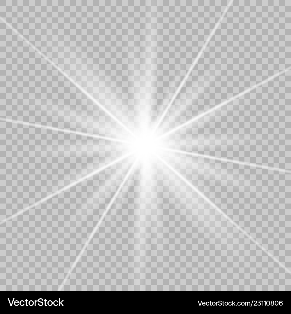 Exploding Light Burst vector image