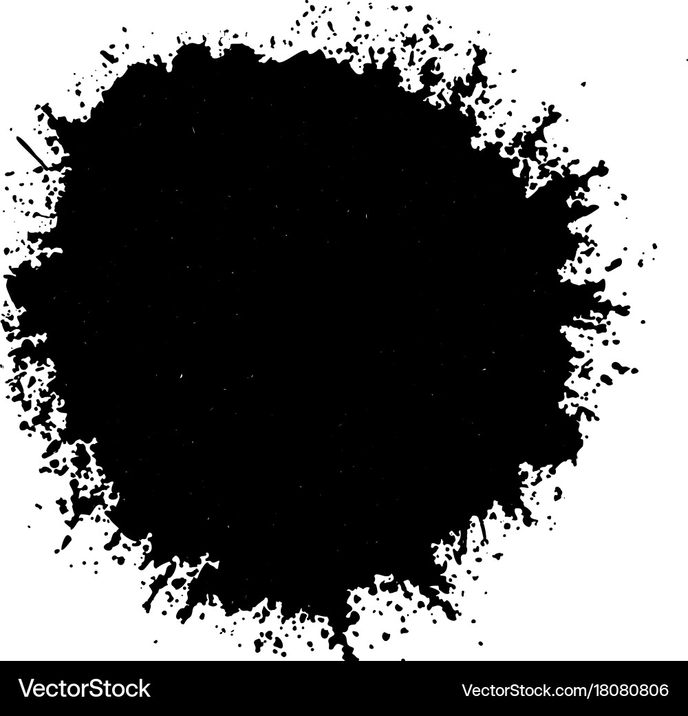 Ink blob or drop vector image