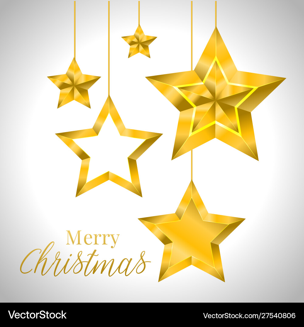 Star realistische Metallic golden isoliert gelb 3d Star realistische Metallic golden isoliert gelb 3d vektorbild