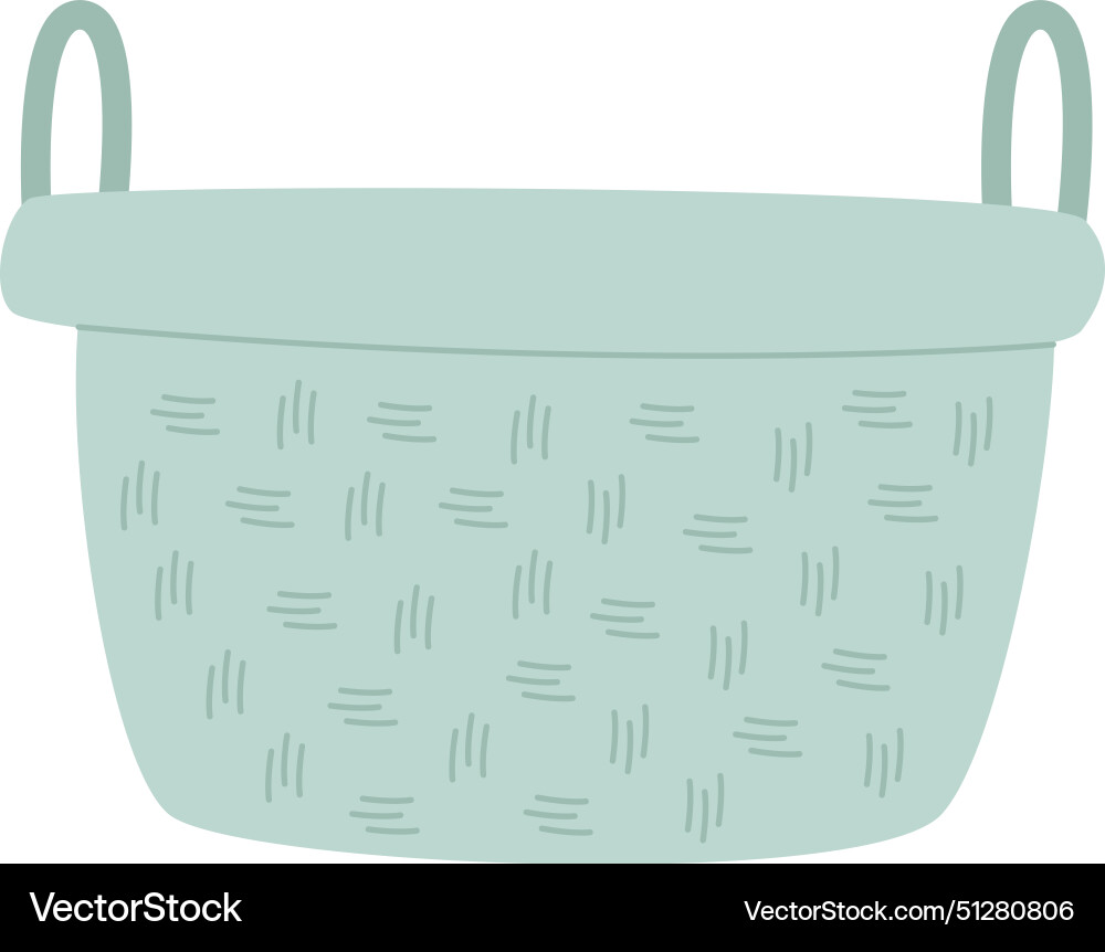 Wicker basket icon Royalty Free Vector Image - VectorStock